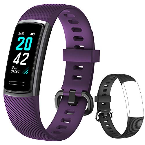 Yishark Pulsera Actividad Reloj Inteligente Mujer Fitness Tracker Niños Hombres Podómetro Reloj Deportivo Monitor de Sueño Pulsómetros Contador de Calorías Pasos Reloj Salud para Android iOS iPhone