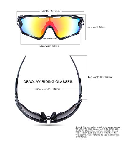 YiWu Gafas de Sol 9270 Gafas Antideslizantes antivaho polarizadas para Exteriores de Cinco Piezas Jawbreaker Goggles (Color : 2)