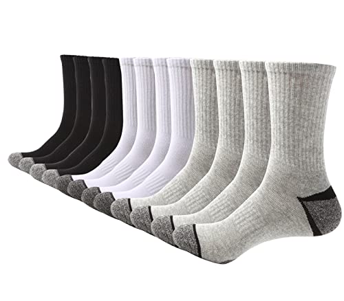 Coolmax - Calcetines de compresión para correr, 3 pares, calcetines  acolchados, calcetines de senderismo atléticos antiampollas que absorben la