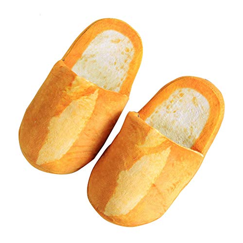 Zapatillas De Algodón - Amantes Del Pan 3D Zapatillas Para Adultos Piso Interior Zapatos Para El Hogar Dormitorio Zapatillas Suaves Y Cálidas Hombres Mujeres Zapatillas Divertidas, Baguette, M P