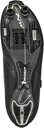 Zapatillas de Ciclismo para Carretera Ghost Pro - Color Negro - Talla 40 - Zapatillas para Bicicleta con la Suela Hyperlight XC de Carbono para una Transferencia de Potencia Máxima - Northwave