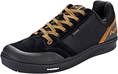 Zapatillas de Ciclismo para Carretera Tribe - Color Negro - Talla 41 - Zapatillas para Bicicleta MTB con Buen Agarre en los Pedales y Resistente a la Abrasión en la Punta - Northwave