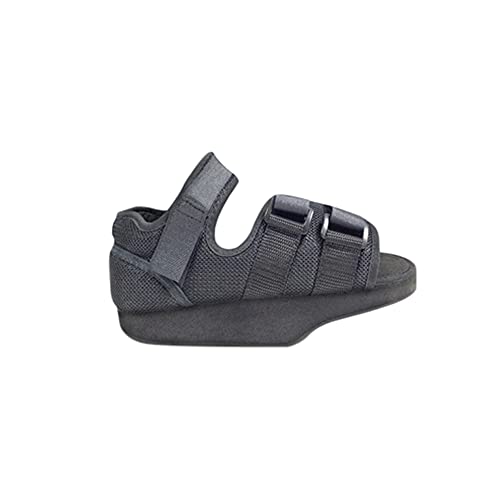 Zapato post-quirurgico en talo, negro con velco- Emo talla xl (43-45)