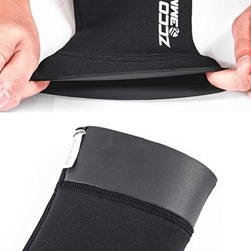 ZCCO Calcetín de Neopreno Premium, Calcetines de Agua de 3 mm para Buceo, Snorkel, Playa, Surf, natación, navegación (Negro, M)