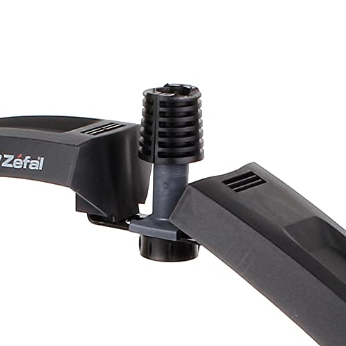 ZEFAL Deflector Fm60 Guardabarros Delantero MTB, Unisex, Negro, Talla única