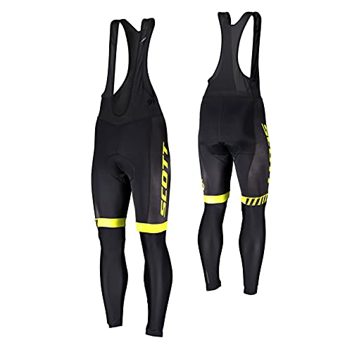 ZQD Ciclismo Maillot Hombres Jersey + Pantalones Largos Culote Mangas Largas de Ciclismo Conjunto de Ropa, Pantalones Acolchados de Gel 9D MTB Camisa de Montar, Camisa de Carreras Camisa de Ciclismo