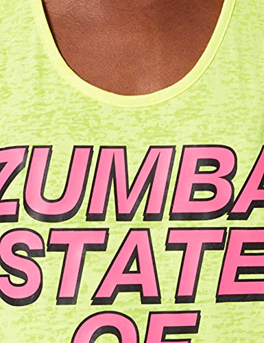 Zumba Burnout Dance Gimnasio Camisetas Tirantes Mujer Fitness Entrenamiento Deportivo Top Tank Tops, State of Yellow, Small Womens