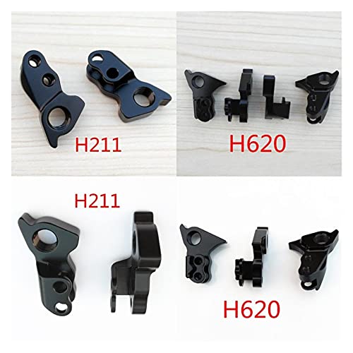 ZZHH 2pcs CNC Engranaje de Bicicleta Trasero Desviador de despercleur Colgante de suspensión Fit para Kinesis Dropout # 15 para Kona # V5TT Kona Adecuado Proceso PRECEPTO Vitus Marco de zenio