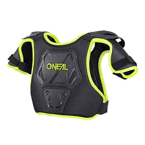 0251-401 - Oneal Peewee Kids Motocross Chest Protector XS/S Neon Yellow