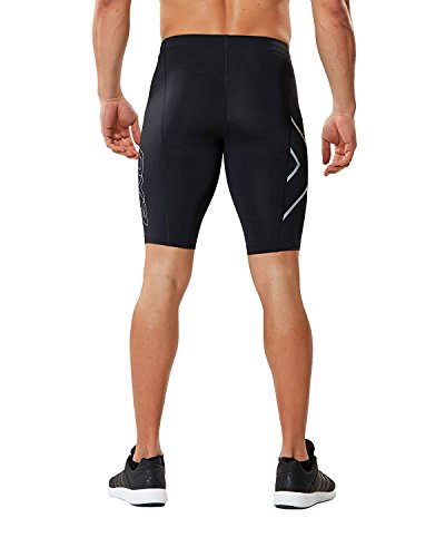 2XU MA3851b Pantalón Corto, Hombre, Gris, M