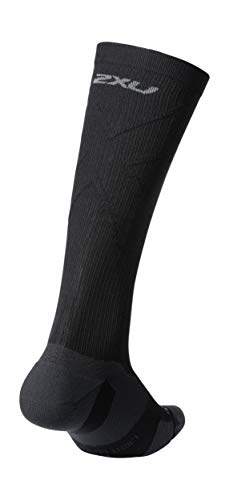 2XU VECTR L. CUSH FULL LENGHT SOCKS BLACK/TITANIUM M1