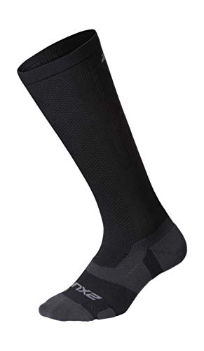 2XU VECTR L. CUSH FULL LENGHT SOCKS BLACK/TITANIUM M1