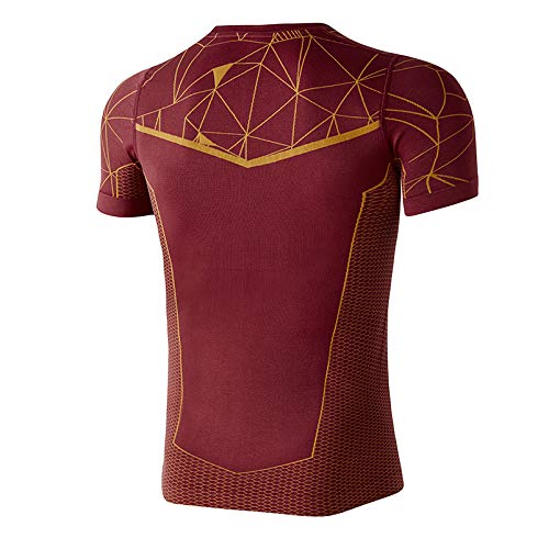 42K RUNNING - Camiseta Termocompresiva LHOTSE Maroon M - L