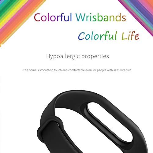 Acalder 13 Piezas Pulsera Xiaomi Mi Band 2 Correas Reloj Silicona Banda para XIAOMI Mi Band 2 Reemplazo - 13 Colores