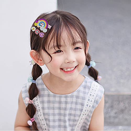 Accesorios Pelo Niña 28 Piezas Clips Pelo Niña Multicolor Orquillas Horquillas Pelo Bebé para Pequeñas Accesorios Pelo Niña