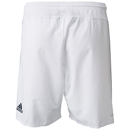 adidas Heimshorts Real Madrid Replica Pantalón Corto Primera equipación, Hombre, Blanco/Gris, 128