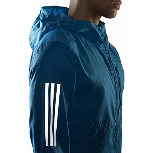 adidas Own The Run JKT Jacket, Sonic Aqua, S Mens