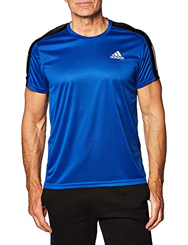 adidas Own The Run tee Camiseta, Hombre, azurea/refsil, L