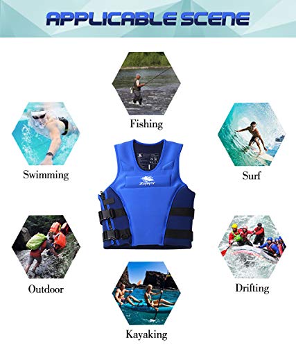 Adulto Chaleco de Natacion Hombre Traje Flotante Chaqueta Flotante Traje de Baño Flotador de Natacion Chaqueta de Nadar Chaleco de Flotacion Mujer Surf Kayak