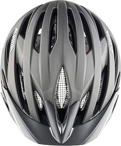 Alpina Haga Casco de Ciclismo, Unisex-Adult, darksilver Matt, 58-63