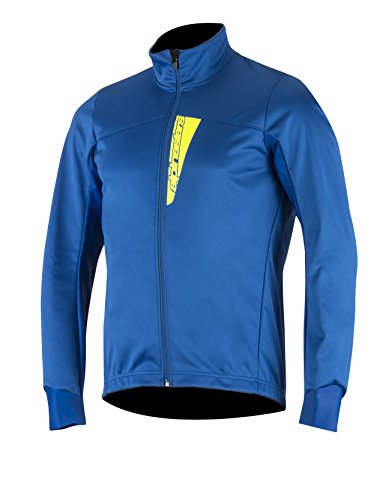 Alpinestars Chaqueta Cruise Shell, Hombre, 1221517, Azul real/Amarillo Fluo, XL