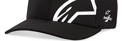 Alpinestars Hombre Corp Shift Sonic Tech Hat Gorra de béisbol Not Applicable, Negro (Black/White 1020), Medium (Talla del Fabricante: S/M)