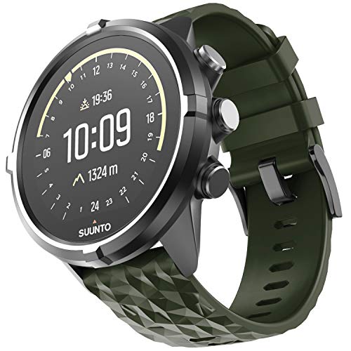 ANBEST 24mm Silicona Suave Pulseras de Repuesto Correa para Suunto 9/Suunto 7, Compatible con Suunto 9 Baro/Suunto Spartan Sport Wrist HR/Suunto D5 Smart Watch