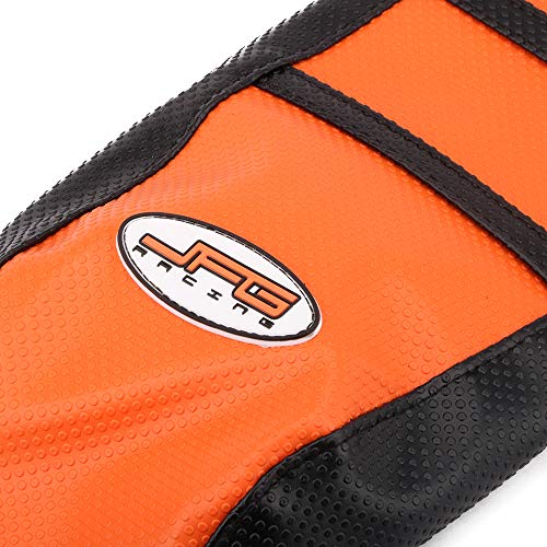 AnXin Gripper Funda de asiento de motocicleta suave para KTM 65 SX 85 SX 125 EXC 125 SX 200 EXC 200 SX 250 EXC 250 SX 2003 300 EXC 400 EXC 450 EXC 450 SX 525 EXC 2005 525 SX MXC Naranja