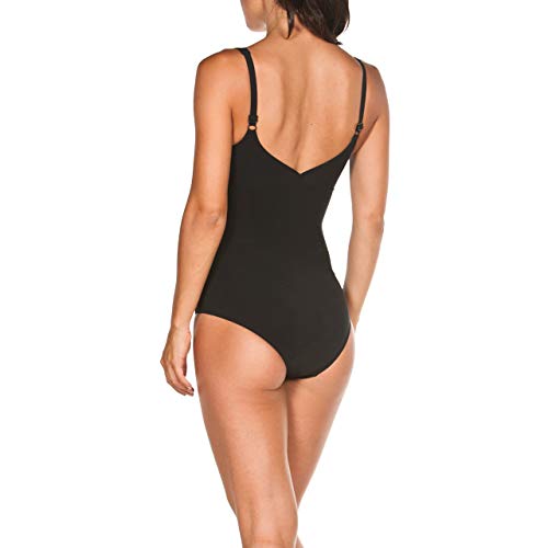 Arena Bodylift Jewel Body C de Cup – Bañador, primavera/verano, mujer, color blanco y negro, tamaño 46