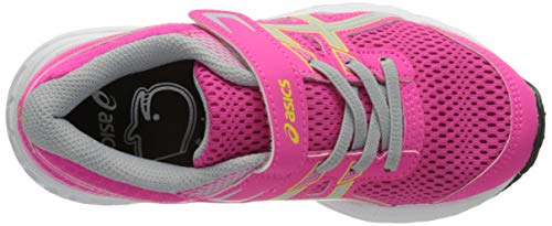 Asics Contend 6, Sneaker Unisex Adulto, Pink GLO/Piedmont Grey, 35 EU