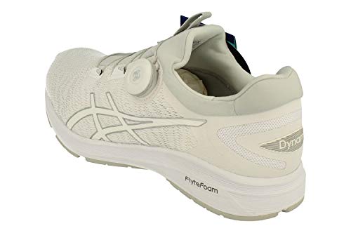 Asics Dynamis Hombre Running Trainers T7D1N Sneakers (UK 9.5 US 10.5 EU 44.5, White Silver Mid Grey 0193)