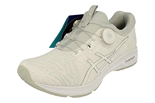 Asics Dynamis Hombre Running Trainers T7D1N Sneakers (UK 9.5 US 10.5 EU 44.5, White Silver Mid Grey 0193)