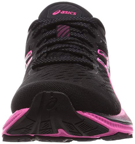 Asics Gel-Kayano 27, Sneaker Mujer, Black/Pink GLO, 38 EU