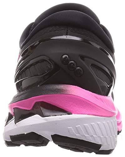 Asics Gel-Kayano 27, Sneaker Mujer, Black/Pink GLO, 38 EU