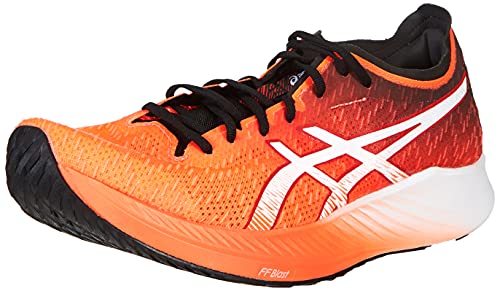 ASICS Magic Speed, Zapatilla para Correr en Carretera Hombre, Sunrise Red/White, 44.5 EU