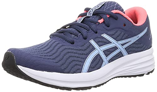 Asics Patriot 12, Zapatillas para Correr Mujer, Thunder Blue/Soft Sky, 41.5 EU