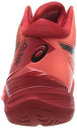 Asics Sky Elite FF MT Tokyo, Indoor Court Shoe Hombre, Sunrise Red/Eclipse Black, 44 EU