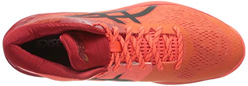 Asics Sky Elite FF MT Tokyo, Indoor Court Shoe Hombre, Sunrise Red/Eclipse Black, 44 EU