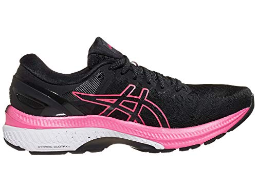 ASICS Women's Gel-Kayano 27 Running Shoes, 11M, Black/Pink GLO