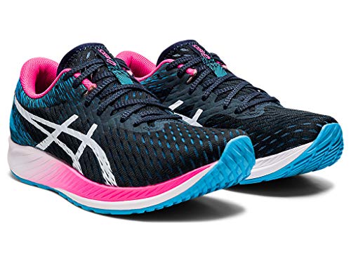 ASICS Women's Hyper Speed Running Shoes, 6.5M, French Blue/White