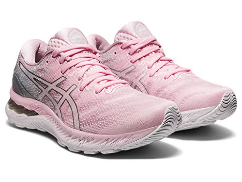 ASICS Zapatillas de running Gel-Nimbus 23 para mujer, rosa (Rosa Salt/Pure Silver), 38 EU