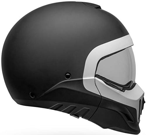 BELL HELMET BROOZER CRANIUM MATTE BLACK/WHITE XL