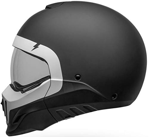 BELL HELMET BROOZER CRANIUM MATTE BLACK/WHITE XL