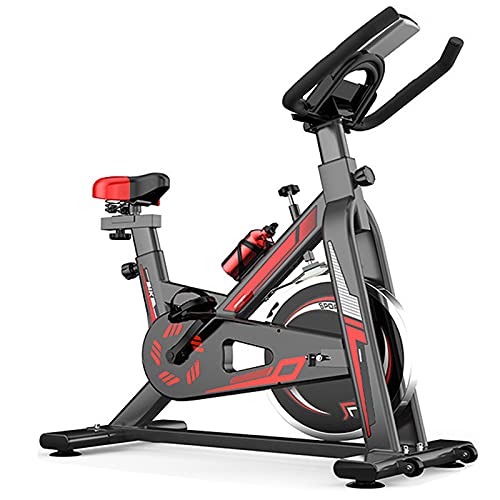 Bicicleta de Spinning Bicicleta Indoor de Volante de Inercia Ultra silencioso Aptitud Bici Y AB Trainer Speedbike, Asiento Ajustable, Bicicleta Fitness hasta 150 Kg