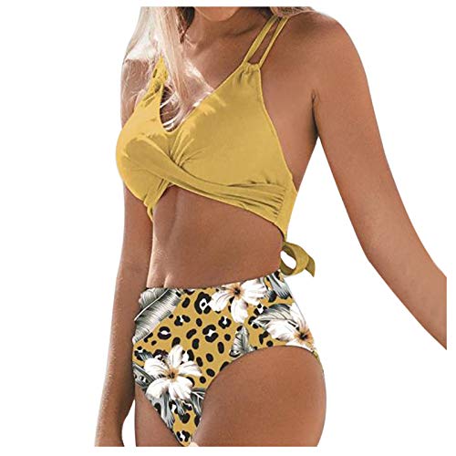 Bikini Faja, Bikinis para Chicas, Bañadores Mujer Reductores Barriga, Bañador con Relleno Push Up, Bañador Sin Tirantes, Bikinis Blancos 2021, Bañadores Competicion Mujer, Bikini Pantalon Mujer