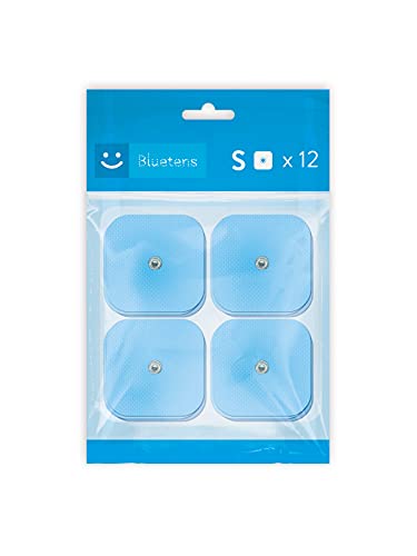 bluetens TENS/EMS electrodos S12 Blue Pack 3 x 4 unidades para, elec1201