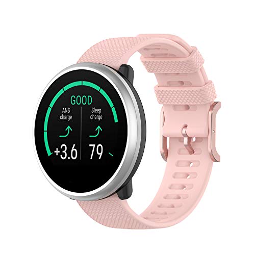 BoLuo 20mm Correa Compatible con Polar Ignite/Polar Unite,Correas De Reloj, Bandas Correa Repuesto,Reloj Recambio Brazalete Correa Repuesto para Huami Amazfit GTS 2 mini/Amazfit GTR 42MM (Rosa)