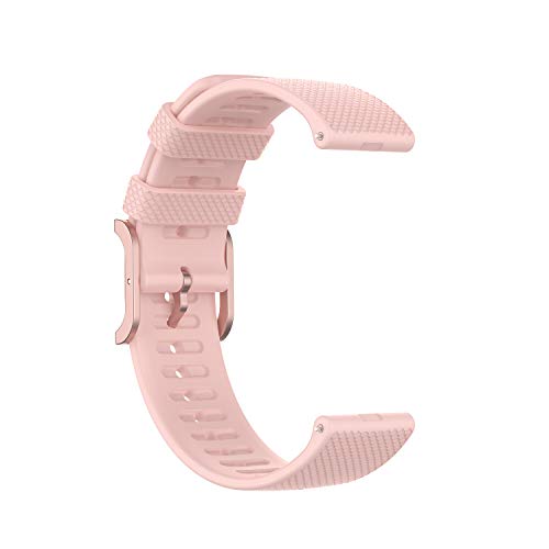 BoLuo 20mm Correa Compatible con Polar Ignite/Polar Unite,Correas De Reloj, Bandas Correa Repuesto,Reloj Recambio Brazalete Correa Repuesto para Huami Amazfit GTS 2 mini/Amazfit GTR 42MM (Rosa)