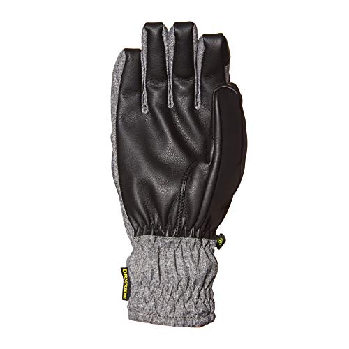 Burton Baker 2 In 1 Underglove Guantes de Snowboard, Hombre, Blanco (bog Heather), M