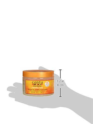 Cantu Define & Shine Custard - Manteca de karité para rizos, 340g, 1 unidad